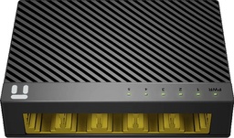 Netis Conmutador Gigabit Ethernet ST3105GC de 5 puertos RJ45 de 10/100/1000 Mbps / IEEE 802.3x / Plug And Play / Tecnología Green Ethernet Ahorra 70% de Energía