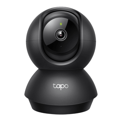 TAPO C211 Cámara de Seguridad para el hogar Alta definición 2K 3MP,campo de visión de giro/inclinación de rango horizontal de 360° y vertical de 114°,Detección y notificación instantánea, Visión nocturna de hasta 30 pies, Seguimiento de movimiento preciso,2-Way Audio, Almacenamiento seguro local o en la nube.