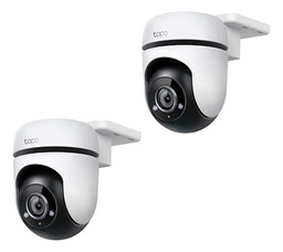 Kit 2 Cámara De Seguridad Tp-link Full Hd Tapoc500 360° Color Blanco