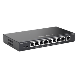Switch Administrable 8 Puertos PoE+ 802.3af/at Gigabit, gestión gratuita desde la nube, 120w