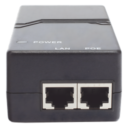 Inyector PoE estándar 802.3af Gigabit (50 V - 0.3 A - 15 W)