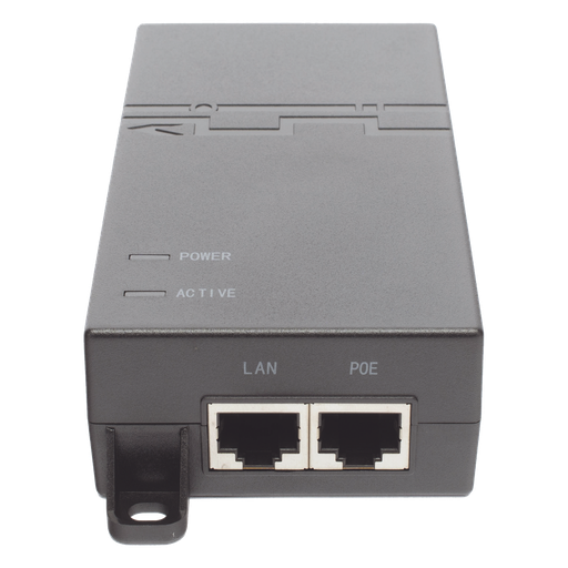 Inyector PoE estándar 802.3at Gigabit (53 V - 0.6 A - 30w)