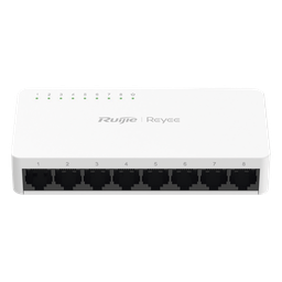Switch no PoE no administrado, con 8 puertos Gigabit