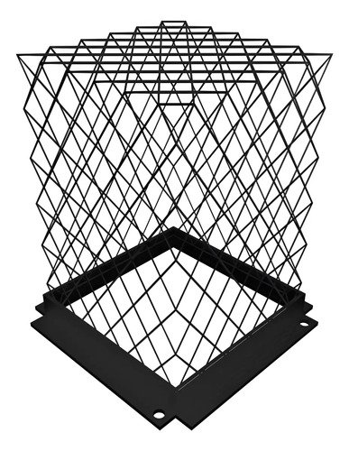 KIT CRONOS Protección Antivandálica Para Foco / HERA-F-NGO / Negro + Caja