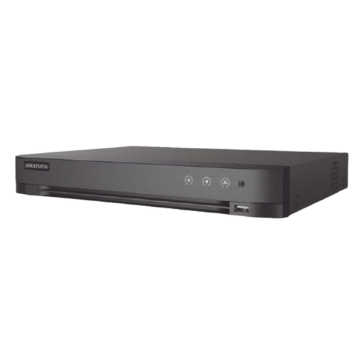 DVR 16 Canales TURBOHD + 8 Canales IP / 5 Megapixel Lite - 3K Lite / Audio de Dos Vías por Coaxitron / Reconocimiento Facial / ACUSENSE (Evista falsas alarmas) / 1 Bahía de Disco Duro / Salida de Video en Full HD