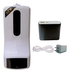 TOP KIT Dispensador y Termometro Automatico + POWER BANK y Letrero K10