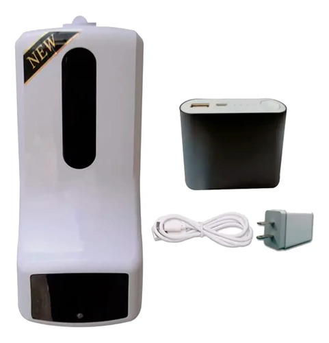 TOP KIT Dispensador y Termometro Automatico + POWER BANK y Letrero K10