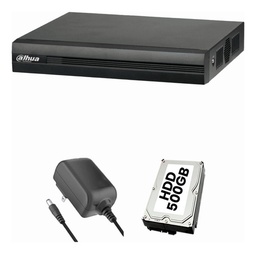 KIT CRONOS DVR DAHUA XVR1B16-I-p500 16 canales 1080p Lite WizSense +HDD 500GB Cooper-I H.265+ 18 canales IP 8 canales SMD Plus Búsqueda inteligente de personas y vehículos codificación eficiente XVR1B16 Smart Audio