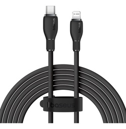 Cable Tipo C-IP Baseus 2 mts, 20W, Color Negro