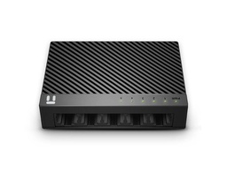 Switch 5 Puertos Fast ethernet Construcción de plástico No administrable