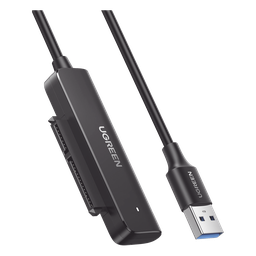 Cable Adaptador SATA a USB 3.0 | SATA 3.0/2.0 | Soporta HDD y SSD de 2.5 | Soporta S.M.A.R.T, TRIM, UASP | No Requiere Adaptador de Corriente | Cable 50 cm.