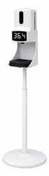 Pedestal con despachador dispensador de gel automático Blanco K0