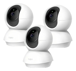 Kit 3 Cámara Vigilancia Tp-link Tapo C210 3mp Visión Nocturna Color Blanco