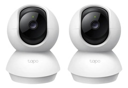 Kit Videovigilancia Cronos 2 cámaras TAPO C200 audio bidireccional detección de movimiento giro 360° visión nocturna control por voz modo privacidad + 2 MicroSD 32 GB + Accesorios - kit CCTV