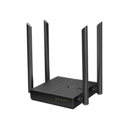ROUTER |TP-LINK | ARCHER C64 |WIFI | INALAMBRICO MU-MIMO | AC1200 | 5 GHZ 867 MBPS | 2,4 GHZ 400 MBPS | COBERTURA WIFI MEJORADA 4 ANTENAS EXTERNAS