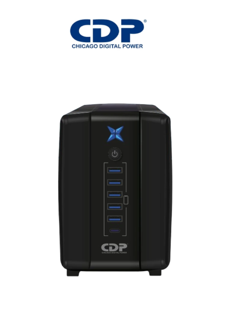 NO BREAK INTERACTIVO CDP DE 1000 VA / 500WATTS 8 CONT