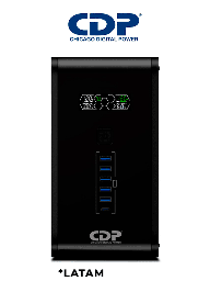 NO BREAK INTERACTIVO CDP DE 1000VA / 500WATTS 10CONT