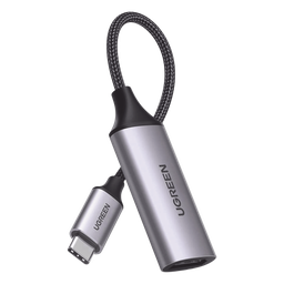 Cable Adaptador USB C a HDMI 4K@60Hz / Convertidor Thunderbolt 3 / Caja de Aluminio / HDMI V2.0 / 3D / Longitud del cable 10cm