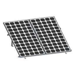 Montaje para Panel Solar, Riel 8 de 2700mm para Módulos con Espesor de 35mm, Velocidad de Viento Máx. 136km/h
