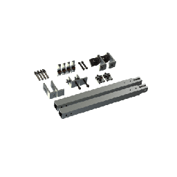 Caja de accesorios de aluminio  anodizado para montaje VEKTOR8R1M , arreglo 1X4 para techo