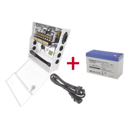 Kit / Fuente PLK12DC8ABK + Batería incluída PL712