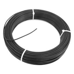 Cable Fotovoltaico Negro / 6mmｲ (10AWG) / Material COBRE / 2000V / Rollo de 25 m
