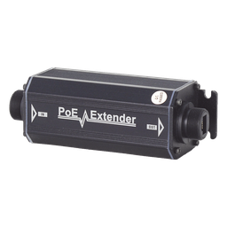 Extensor PoE / 100 Metros / Intemperie (IP66) /  60 Watts / 1 Puerto de Entrada  / 1 Puerto de Salida PoE / No requiere alimentaci.
