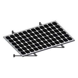 Montaje Para Mulos Solares En Muro Con Espesor De 35-40mm, Riel 1400mm