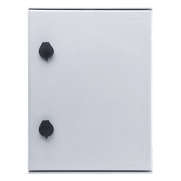 Gabinete de Poliéster IP65 Uso en Intemperie (300 x 400 x 200 mm) con Placa Trasera Interior de Plástico (Incluye Chapa y Llave).