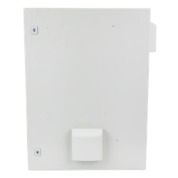 Gabinete Ventilado de Acero IP55 Uso en Exterior (400 x 600 x 250 mm) con Placa Trasera Interior Metálica y Compuerta Inferior Atornillable. Incluye Ventilador, Ventilas, filtros, Chapas y Llave T.