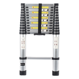 Escalera Telescópica de Aluminio de 3.8 Metros de Altura