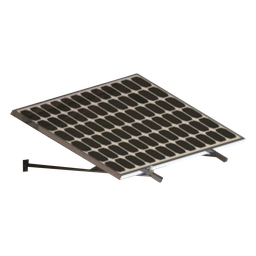 Montaje Para Módulos Solares En Muro Con Espesor De 30-35 mm, Riel 1300mm
