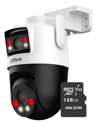 Kit videovigilancia Cronos Cámara Dahua IP PT IPC-WPT1339DD-SW-3E2-PV 6MP Audio WiFi + Microsd 128gb + Accesorios - Kit De Cámara Inteligente DH-3E2-PV-128 (Memoria MicroSD WDD128G1P0C)