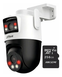Kit videovigilancia Cronos Cámara Dahua IP PT IPC-WPT1339DD-SW-3E2-PV 6MP Audio WiFi + Microsd 256gb + Accesorios - Kit De Cámara Inteligente DH-3E2-PV-256 (Memoria MicroSD WDD256G1P0C)