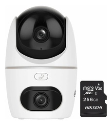 Kit videovigilancia Cronos Cámara Dahua IP PT DH-HPT1539DD-STW-5E2-IL 10MP Audio WiFi + Microsd 256GB + Accesorios - Kit De Cámara Inteligente DH-5E2-256 (Memoria MicroSD WDD256G1P0C)