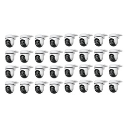 Kit Videovigilancia Cronos 32 Cámaras TAPO C500 rotación 360° Audio bidireccional Visión nocturna Alarma personalizable Detección de personas Modo Privado + Accesrios - Kit CCTV