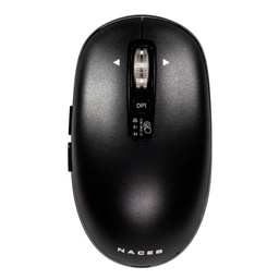 NACEB MOUSE INFINITY ELEMENTAL LS1 INALAMBRICO NEGRO NA-0131N