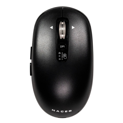 NACEB MOUSE INFINITY ELEMENTAL LS1 INALAMBRICO NEGRO NA-0131N