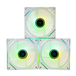 NACEB KIT 3 VENTILADORES 120mm ARGB BLANCOS NA-0650B