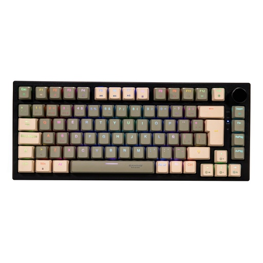 NACEB TECLADO MECANICO GAMER TKL SILVER FANG NA-0969