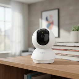 Kit Videovigilancia Cronos 4 cámaras TAPO C200C giro 360° audio bidireccional detección de movimiento control por voz visión nocturna modo privacidad + MicroSD 128GB + Accesorios - kit CCTV