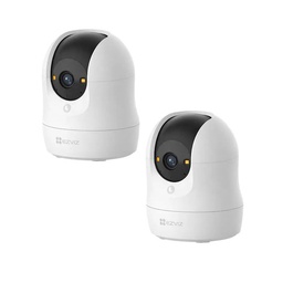 Kit Cronos 2 Cámaras de Seguridad Ezviz CS-C6N-G1-8MP WiFi | Cámara IP Interior 8MP 4K, Visión 360°, Seguimiento Inteligente, Audio Bidireccional, Visión Nocturna, Detección de Movimiento