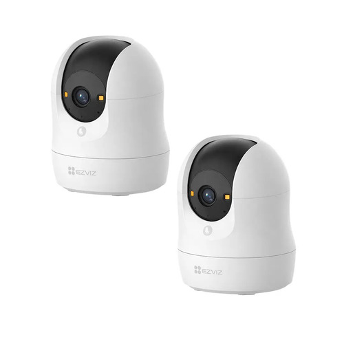 Kit Cronos 2 Cámaras de Seguridad Ezviz CS-C6N-G1-8MP WiFi | Cámara IP Interior 8MP 4K, Visión 360°, Seguimiento Inteligente, Audio Bidireccional, Visión Nocturna, Detección de Movimiento