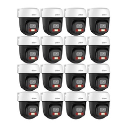 Kit Cronos 16 Cámaras Dahua IP DH-P5I-PV 5MP WiFi Exterior | Visión Nocturna a Color 30m, Detección Humana y Vehicular, Audio Bidireccional, Alarma Luz y Sonido, IP66 – CCTV
