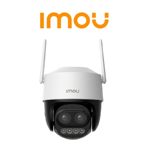 IMOU Cruiser Z (IPC-S7DN-5M0WEZ-imou)- Cámara IP PT Dual Wifi Full Color de 5MP/ Lente Fijo de 5 Megapíxeles/ IMOU Sense/ 56 Metros de Iluminación Nocturna/ Micrófono y Altavoz Integrados/ Audio Bidireccional / 12X Zoom / IP66 