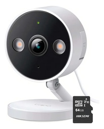 TAPO & cronos CAMARA Inteligente 4 MP 2K TPCAM430-PLUS-64 Detección inteligente de IA Alarma de luz y sonido personalizable Audio bidireccional Con proteccion IP66 Para uso Exterior + Almacenamiento MicroSD 64GB
