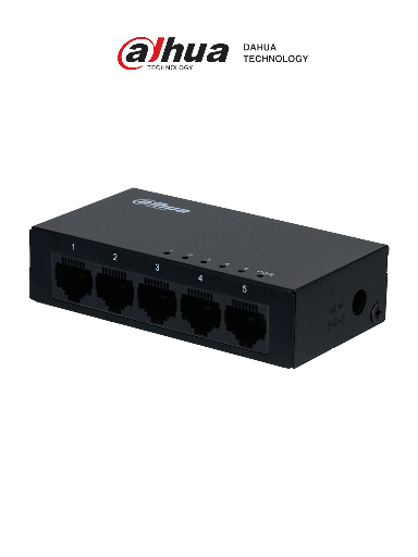 Switch Gigabit 5 Puertos Dahua Dhpfs30055gt /switching 10g