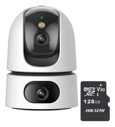 Imou Cámara de seguridad Ranger 6MP IPC-S2XN-6M0WED-PLUS-128 Con MicroSD 128GB Doble Lente FULLCOLOR Imou Sense Uso Interior Alta definición Audio Doble Vía Detección de humanos 6M0WED Modo Privacidad