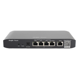 Router Balanceador Administrable Cloud con POE+ 54w, 3 puertos LAN gigabit, 1 Puerto WAN gigabit y 1 puerto LAN/WAN gigabit configurable, hasta 100 clientes con desempeño de 600 Mbps asimétricos