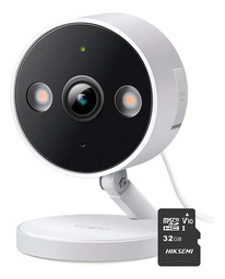 TAPO & cronos CAMARA Inteligente 4 MP 2K TPCAM430-PLUS-32 Detección inteligente de IA Alarma de luz y sonido personalizable Audio bidireccional Con proteccion IP66 Para uso Exterior + Almacenamiento MicroSD 32GB